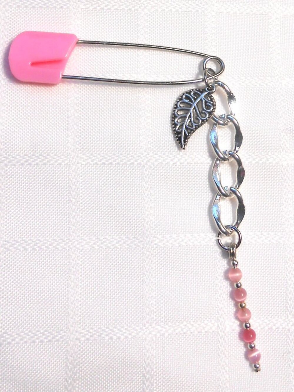 Handmade decorative safety pin no. 6